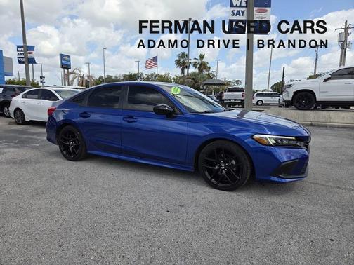 Boost Blue Pearl 2022 Honda Civic Sport