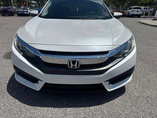 White 2018 Honda Civic EX