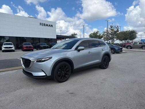 Sonic Silver Metallic 2023 Mazda CX-9 Touring Plus