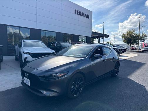 Machine Gray Metallic 2026 Mazda Mazda3 FWD w/Premium Package