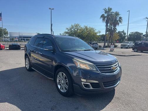 Atlantis Blue Metallic 2014 Chevrolet Traverse 1LT