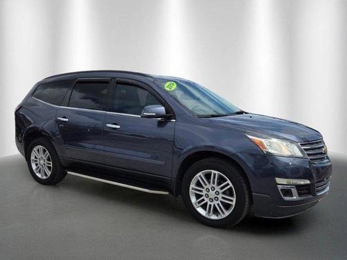 Atlantis Blue Metallic 2014 Chevrolet Traverse 1LT