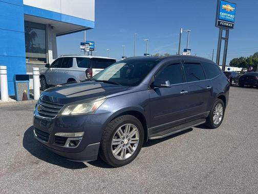 Atlantis Blue Metallic 2014 Chevrolet Traverse 1LT