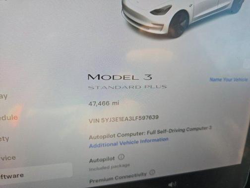 2020 Tesla Model 3 Standard Range Plus