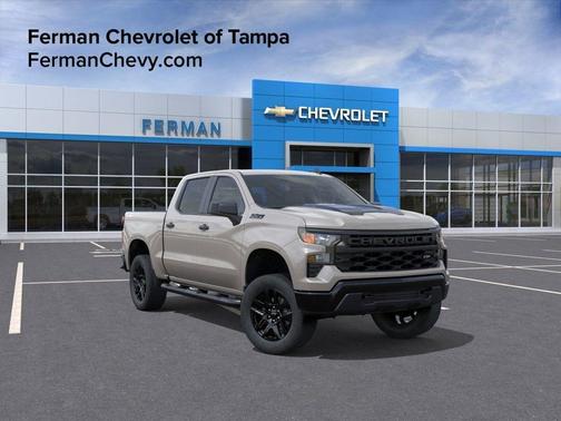 Tan 2026 Chevrolet Silverado 1500 Custom Trail Boss