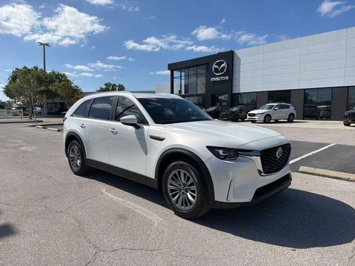 Rhodium White Metallic 2024 Mazda CX-90 3.3 Turbo Select