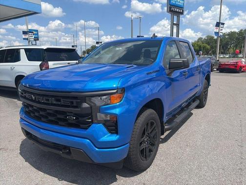 Rip Tide Blue 2025 Chevrolet Silverado 1500 Custom