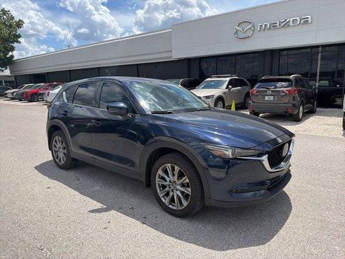 Deep Crystal Blue Mica 2021 Mazda CX-5 Grand Touring
