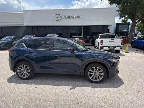 Deep Crystal Blue Mica 2021 Mazda CX-5 Grand Touring