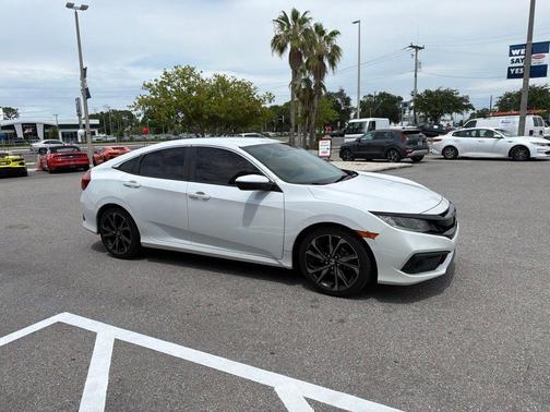 White 2020 Honda Civic Sport