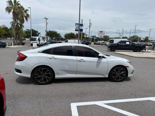 White 2020 Honda Civic Sport
