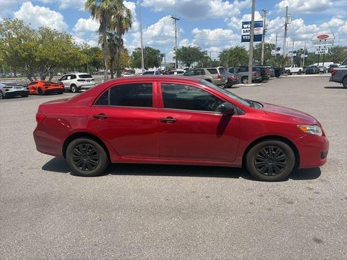 Red 2010 Toyota Corolla