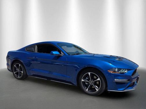 Blue 2018 Ford Mustang EcoBoost