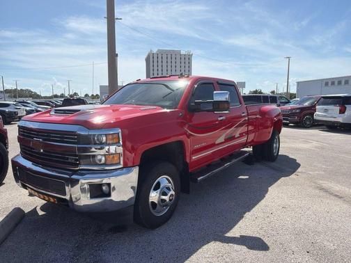 Red 2017 Chevrolet Silverado 3500 LTZ