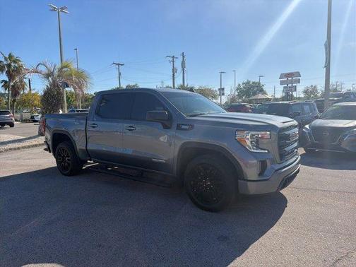 Satin Steel Metallic 2021 GMC Sierra 1500 Elevation