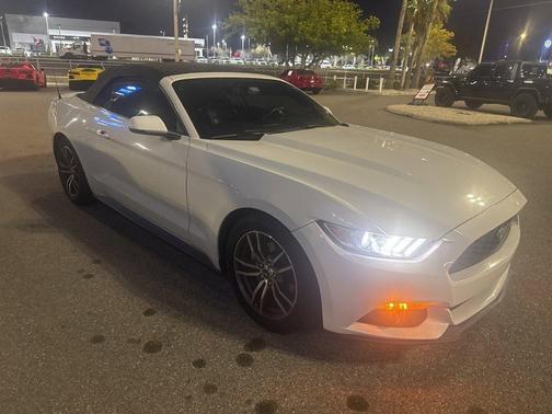White 2017 Ford Mustang EcoBoost Premium