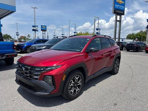 Red 2025 Hyundai TUCSON XRT