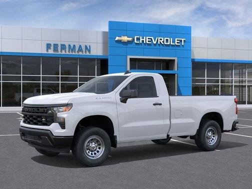 White 2025 Chevrolet Silverado 1500 WT