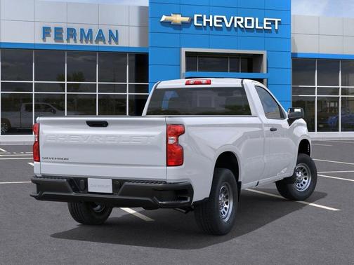 White 2025 Chevrolet Silverado 1500 WT