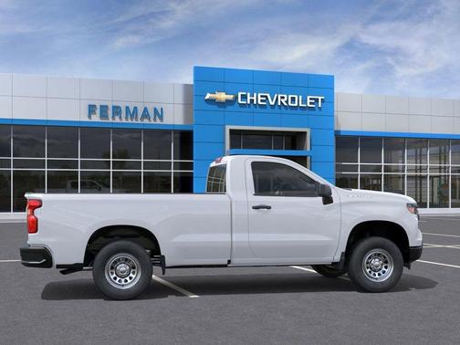 White 2025 Chevrolet Silverado 1500 WT