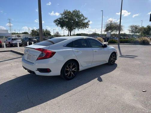 White 2019 Honda Civic Sport
