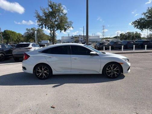 White 2019 Honda Civic Sport