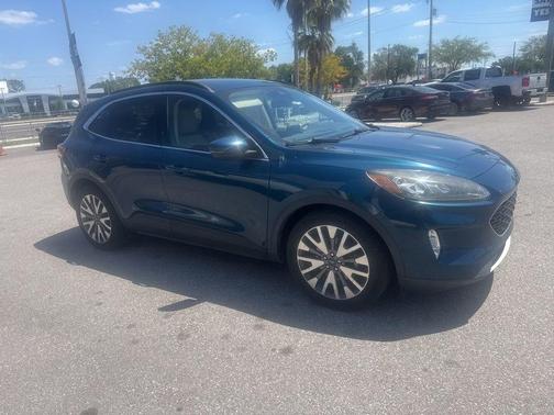 Green 2020 Ford Escape Titanium Hybrid