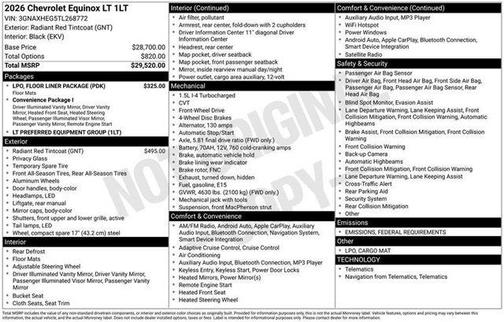 2026 Chevrolet Equinox LT