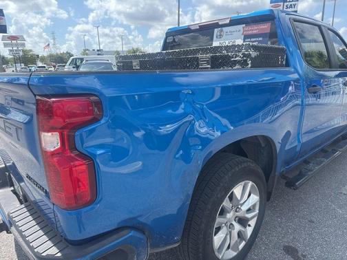 Glacier Blue Metallic 2023 Chevrolet Silverado 1500 Custom