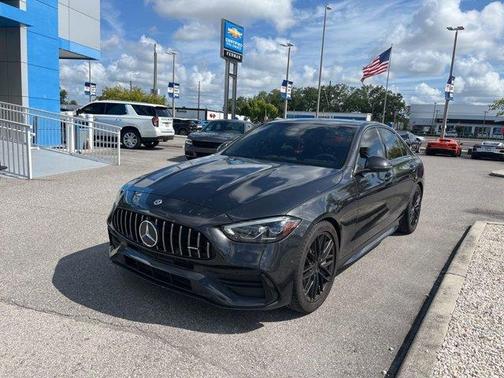 Black 2023 Mercedes-Benz AMG C 43 Base 4MATIC