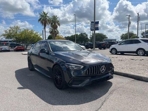 Black 2023 Mercedes-Benz AMG C 43 Base 4MATIC