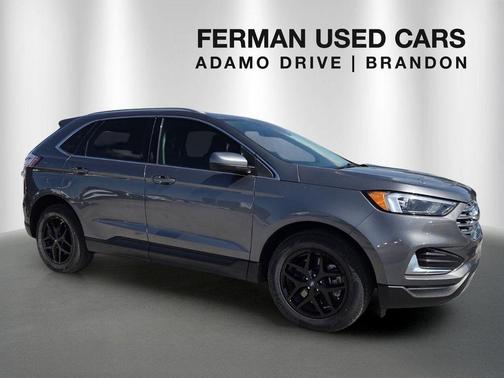 Gray 2022 Ford Edge SEL