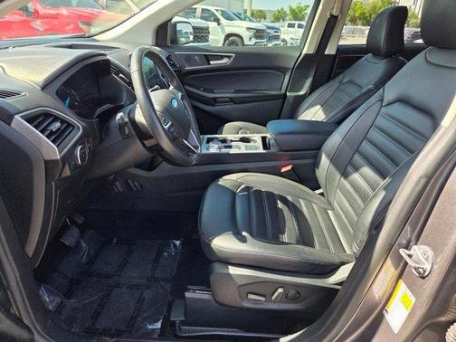 Gray 2022 Ford Edge SEL