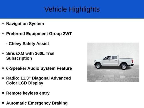 2026 Chevrolet Colorado WT