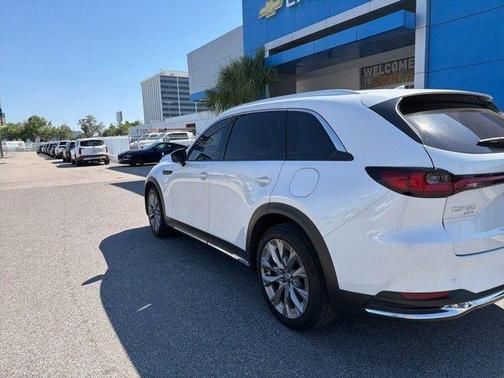 Rhodium White Metallic 2024 Mazda CX-90 Premium
