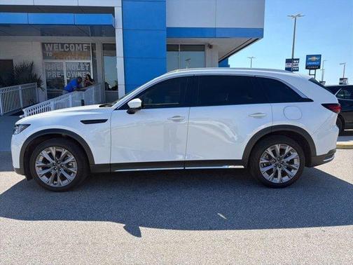 Rhodium White Metallic 2024 Mazda CX-90 Premium