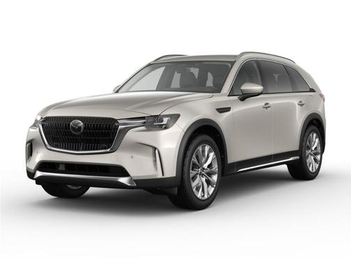 Rhodium White Metallic 2024 Mazda CX-90 Premium