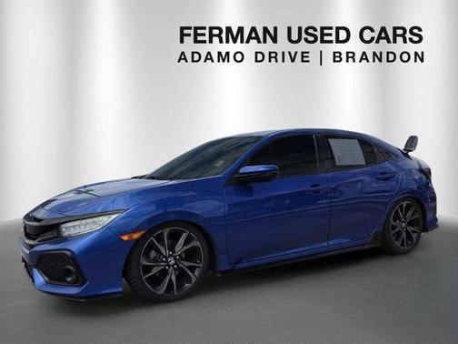 Blue 2018 Honda Civic Sport Touring