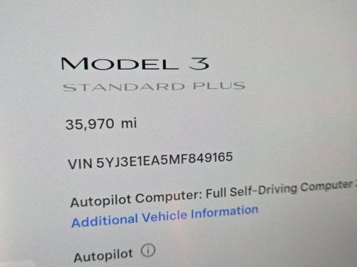 2021 Tesla Model 3 Standard Range Plus