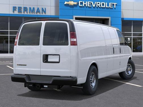 White 2025 Chevrolet Express 3500 Work Van