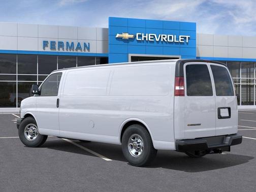White 2025 Chevrolet Express 3500 Work Van