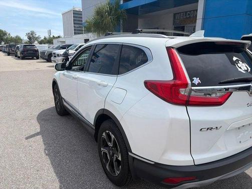 White 2019 Honda CR-V Touring