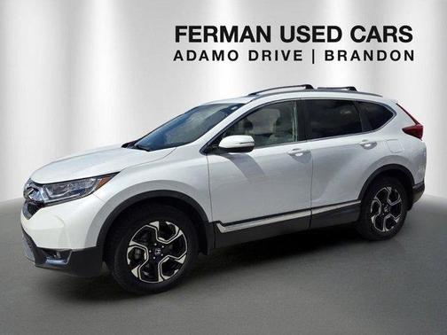 White 2019 Honda CR-V Touring