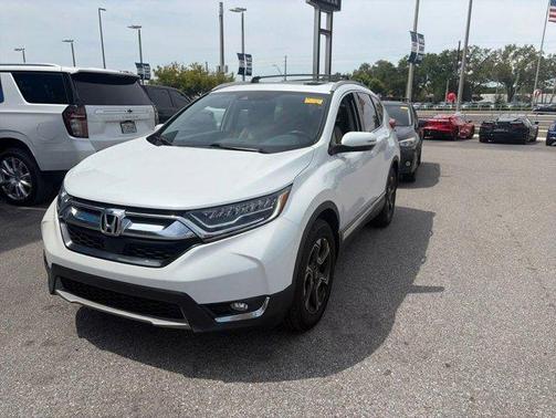 White 2019 Honda CR-V Touring