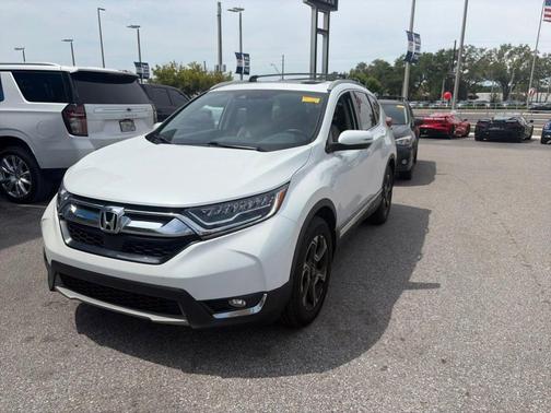 White 2019 Honda CR-V Touring