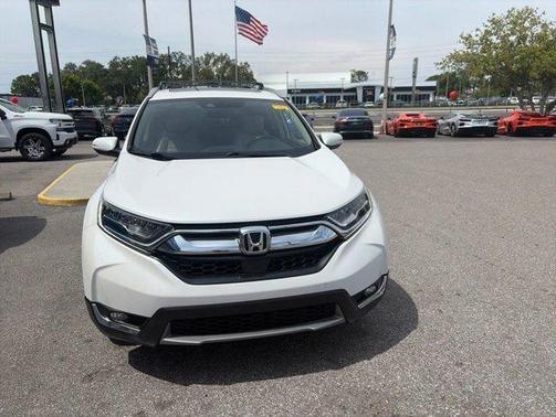 White 2019 Honda CR-V Touring