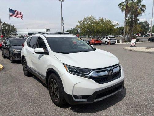 White 2019 Honda CR-V Touring