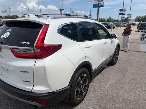 White 2019 Honda CR-V Touring