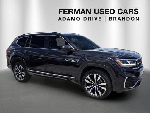 Deep Black Pearl Effect 2021 Volkswagen Atlas 3.6 V6 SEL Premium R-Line