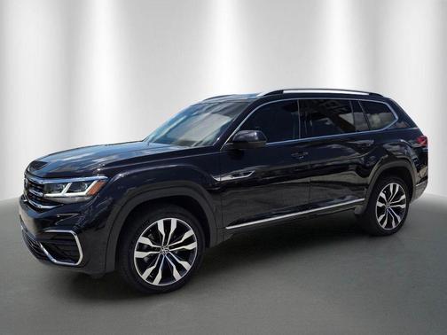 Deep Black Pearl Effect 2021 Volkswagen Atlas 3.6 V6 SEL Premium R-Line